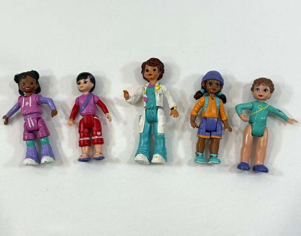 Fisher-Price Little People Figure Lot 5pc 3in Plastic 2004
